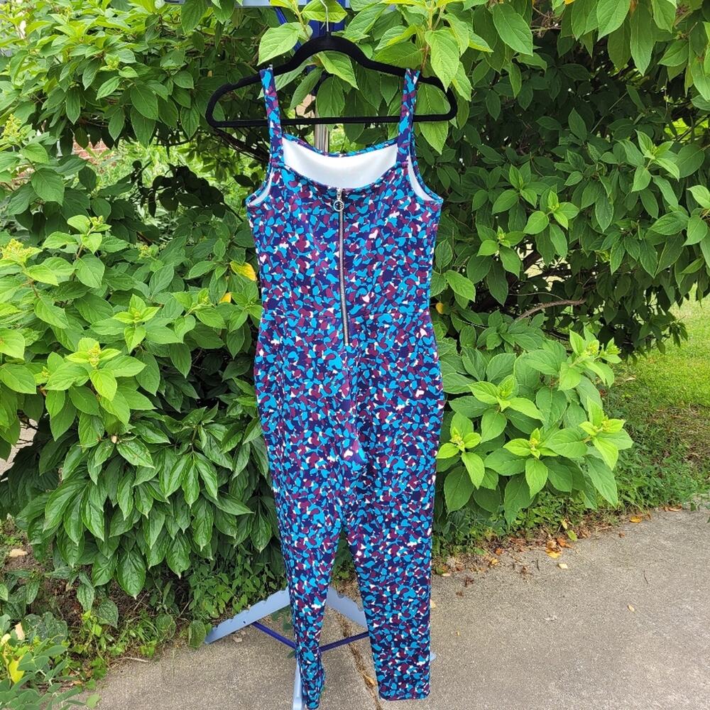Project Runway Renaissance Floral Jumpsuit size Small - Picture 3 of 11